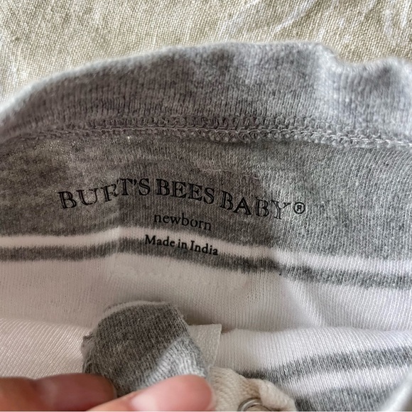 Burt's Bees Baby Pajamas Burts Bees Baby Footed Pajama Size Newborn